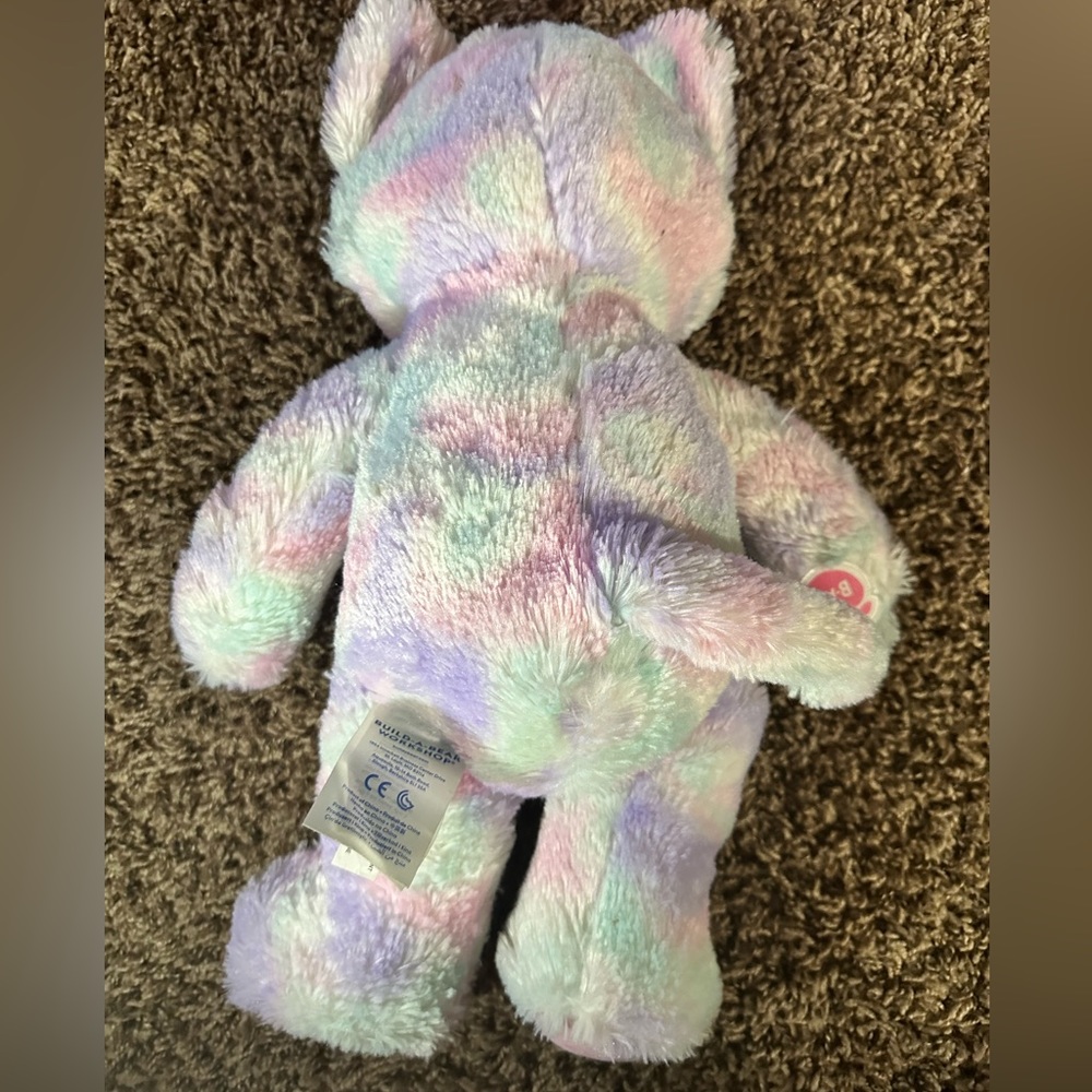 Build a Bear Tie Dye Bear EUC - Picture 3 of 3